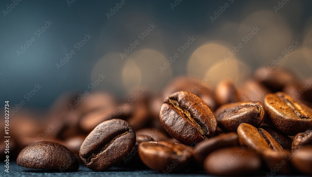 Fototapeta premium Coffee bean close-up