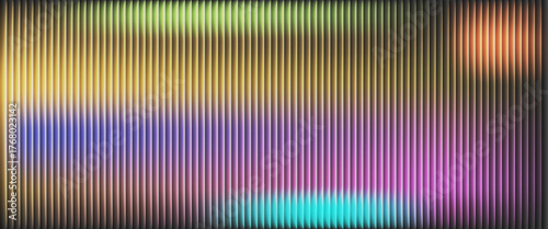 Vibrant gradient pattern with vertical glowing neon lines blending smooth and radiant colors.