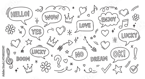 Elegant swirling flourish design element in top corner for decoration