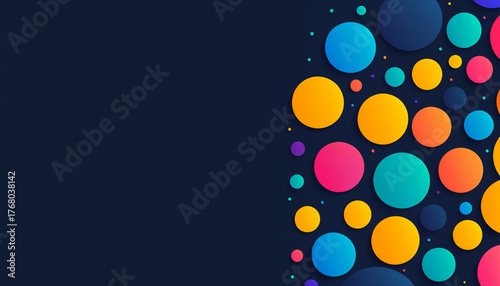 a modern dark background wi...