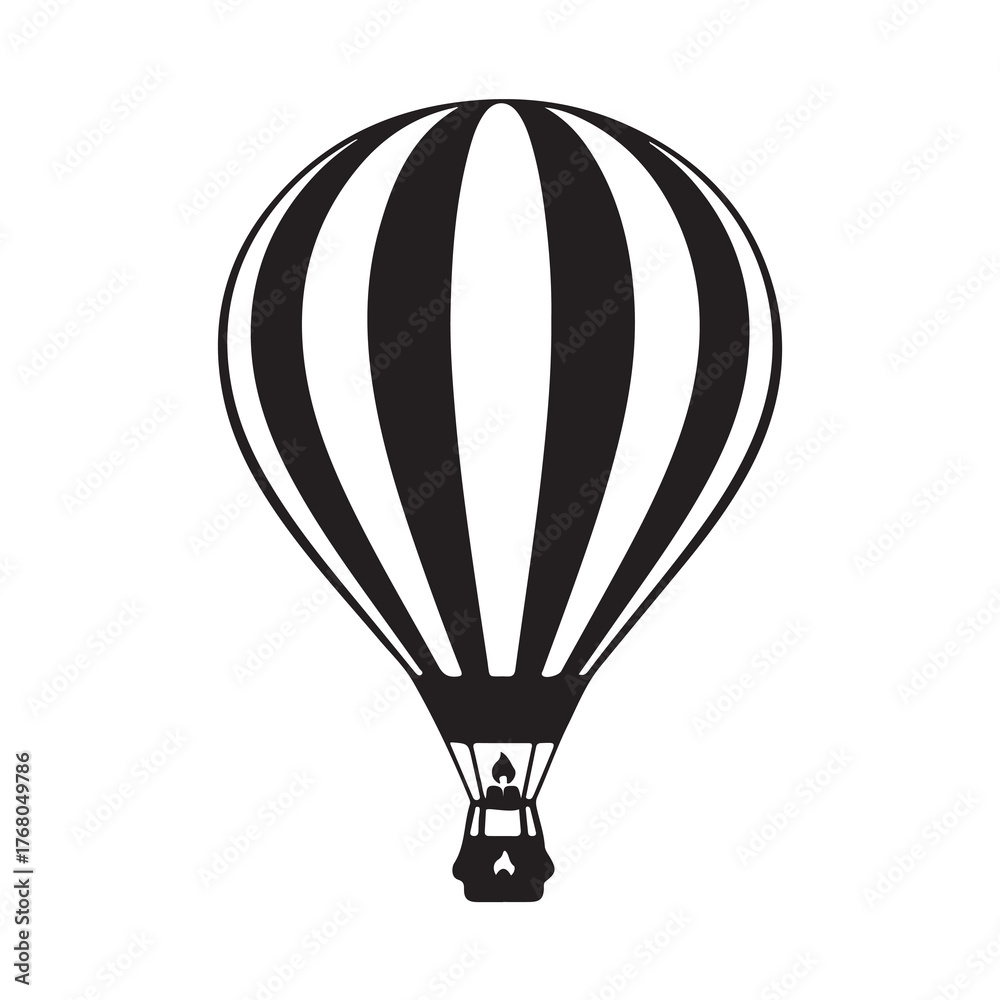 Fototapeta premium hot air balloon vector illustration