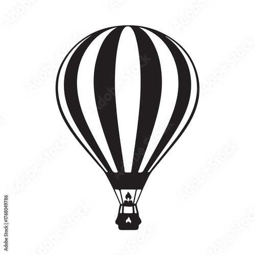 hot air balloon vector illustration