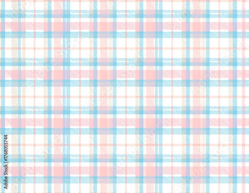 A pastel-colored plaid pattern background suitable for various design applications