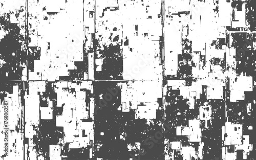 dust and grunge grain texture distorted grange shape.Gray paint brush strokes texture vector