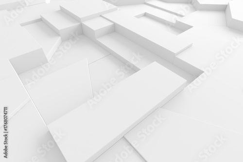 abstract geometric background. 3d rendering