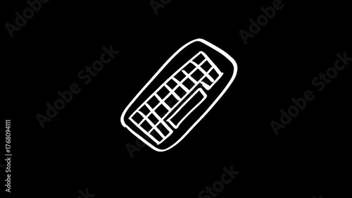 Electronic devices hand drawn animation