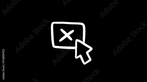 Electronic devices hand drawn animation