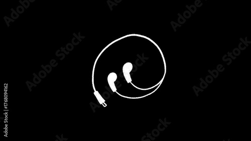 Electronic devices hand drawn animation