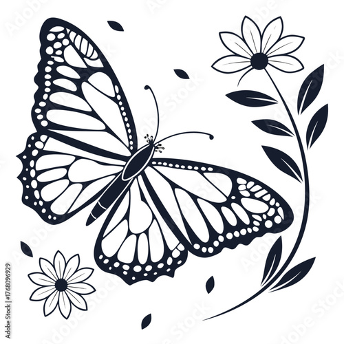 elegant-butterfly-silhouette-stencil-printable !!!