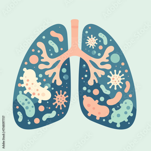 pneumonia day vector