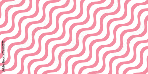 simple pink smooth wave line pattern for banner poster background.