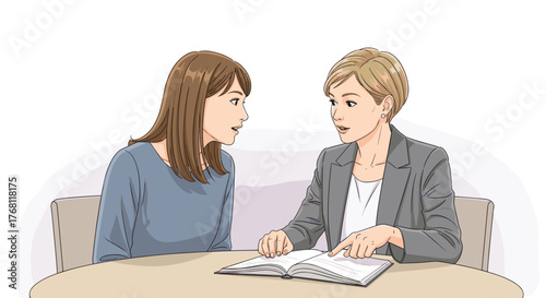 Meditative Woman Practicing Yoga in a Serene Studio with Minimalist Line Art Style, Promoting Wellness and Mindfulness for Healthcare, Lifestyle, or Spiritual Presentations and Modern Marketing Materi