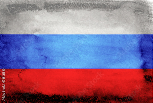 ロシア　国　旗　和紙　背景