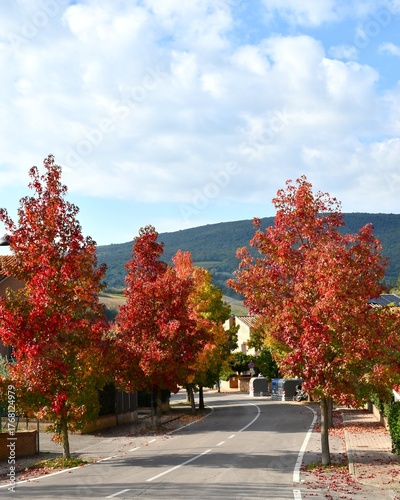 Jesień w Toskanii, Italia.