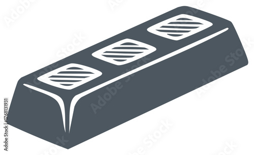 Ingot vector graphics icon finance illustration financial business industry.