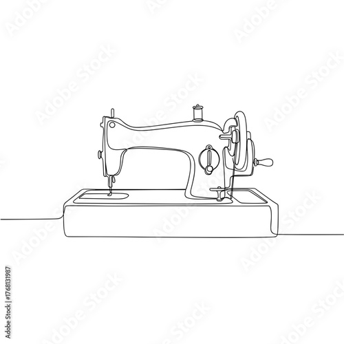 Old sewing machine in attic symbolizing memory and craftsmanship