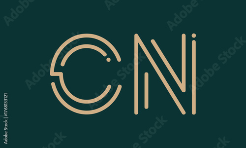 CN C cn initial logo | initial based abstract modern minimal creative logo, vector template image. luxury logotype logo, real estate homie logo. typography logo. initials logo