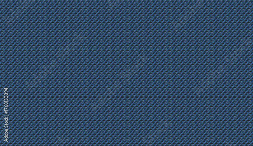Close up textured dark blue fabric background with subtle weave pattern