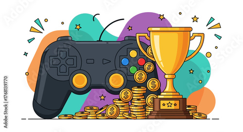 Victory in Virtual Realms: A Gaming Controller's Path to Triumph and Monetary Reward
