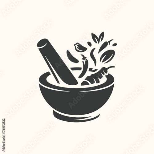 Vector art of perspective view of a railroad track curving into the distance, isolated on a light background