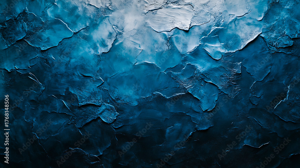 Fototapeta premium Abstract Blue Texture Background with Rough Surface for Creative Design Projects