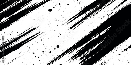 Abstract vector style grunge textured stain isolated on white background using for tails design and decor.