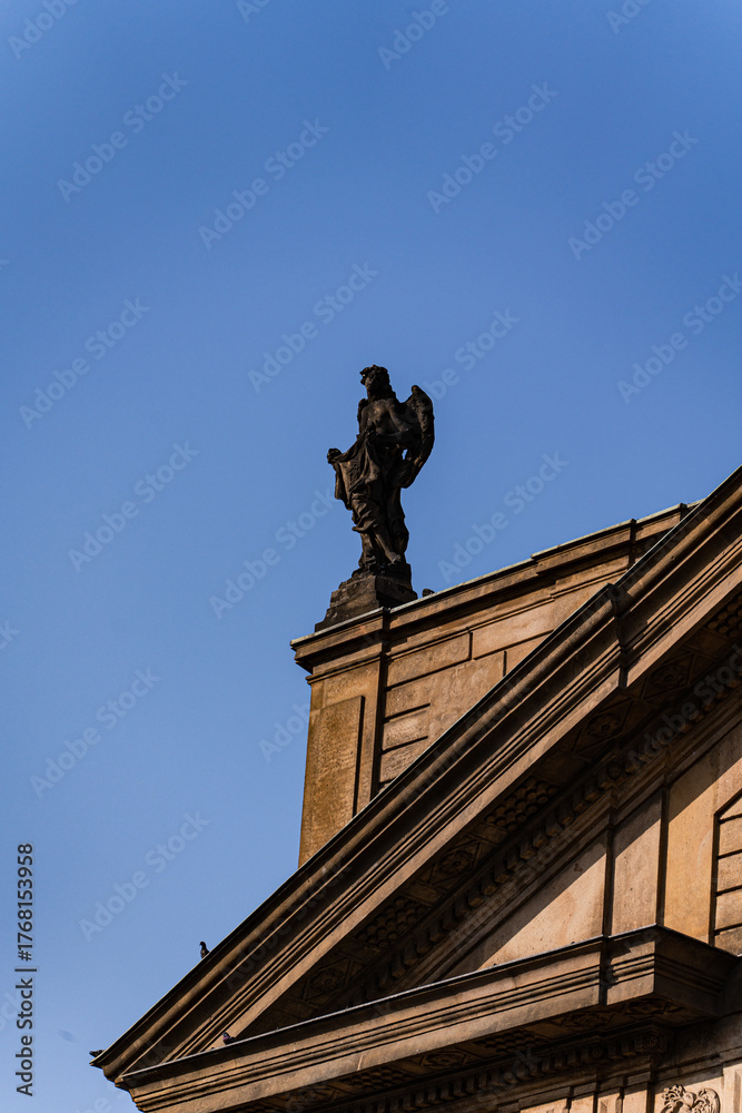 Fototapeta premium Decooration of the building in Old Prague