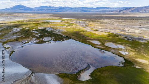 Borax lake in Central Oregon