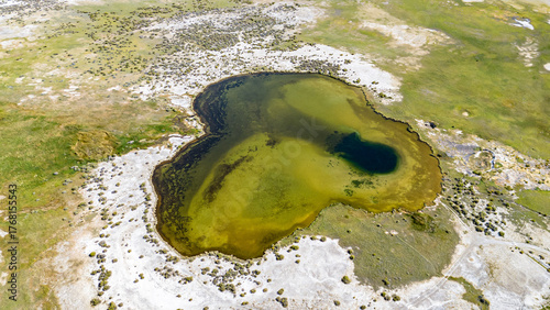 Borax lake in Central Oregon