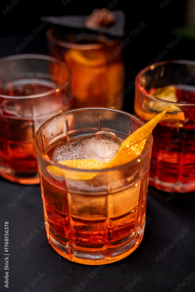 Fototapeta premium Negroni coctel