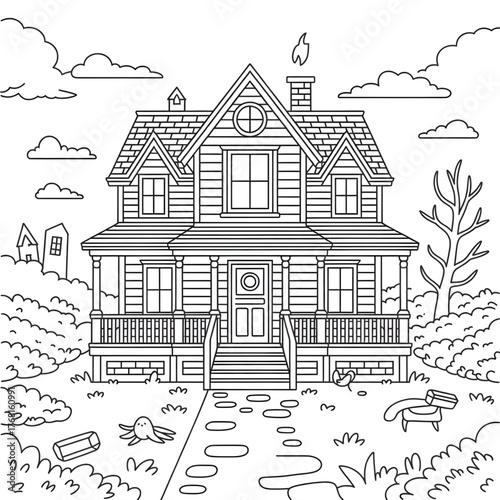 Spooky Hunted House Adventure for Kids and Adults