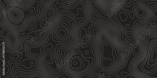 Abstract dark gray textured geometric pattern subtle light white accents abstract digital art isolated on black background