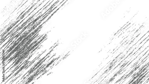 Gray textured diagonal lines on white background vector