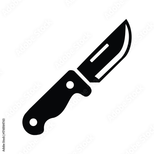 knife isolated on white background