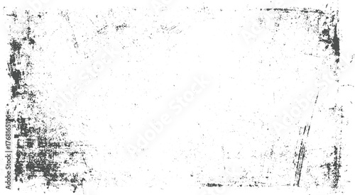 Gray distressed grunge texture background vector