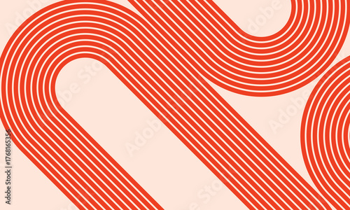 Vector layout template design for run, championship or any sports event. Poster design with abstract running track on stadium with lane. Modern