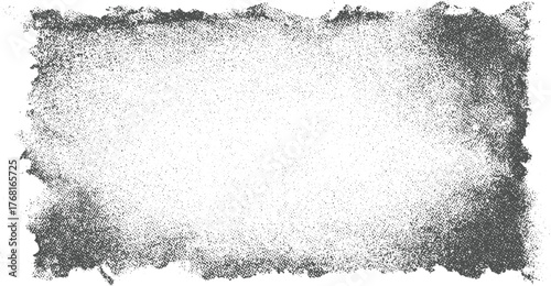 Textured grey border on white distressed