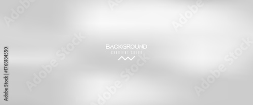 Silver foil background with metal mirror texture. Chrome gradient surface with light gloss simple abstract.