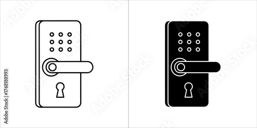 Illustration of an ecobee smart thermostat, a home automation device
