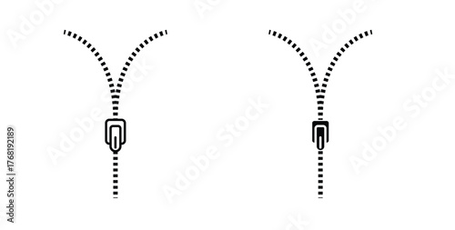 Zip icon concept. Logo symbol for web and mobile. Pixel Perfect.