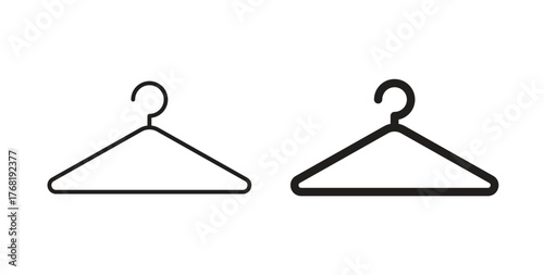 Wardrobe icon concept. Logo symbol for web and mobile. Pixel Perfect.