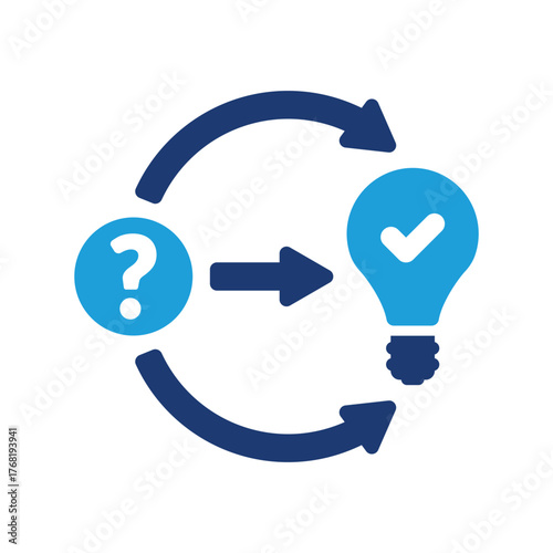 Problem solving icon
