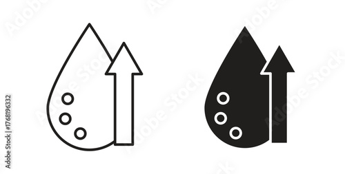 High cholesterol icon concept. Logo symbol for web and mobile. Pixel Perfect.