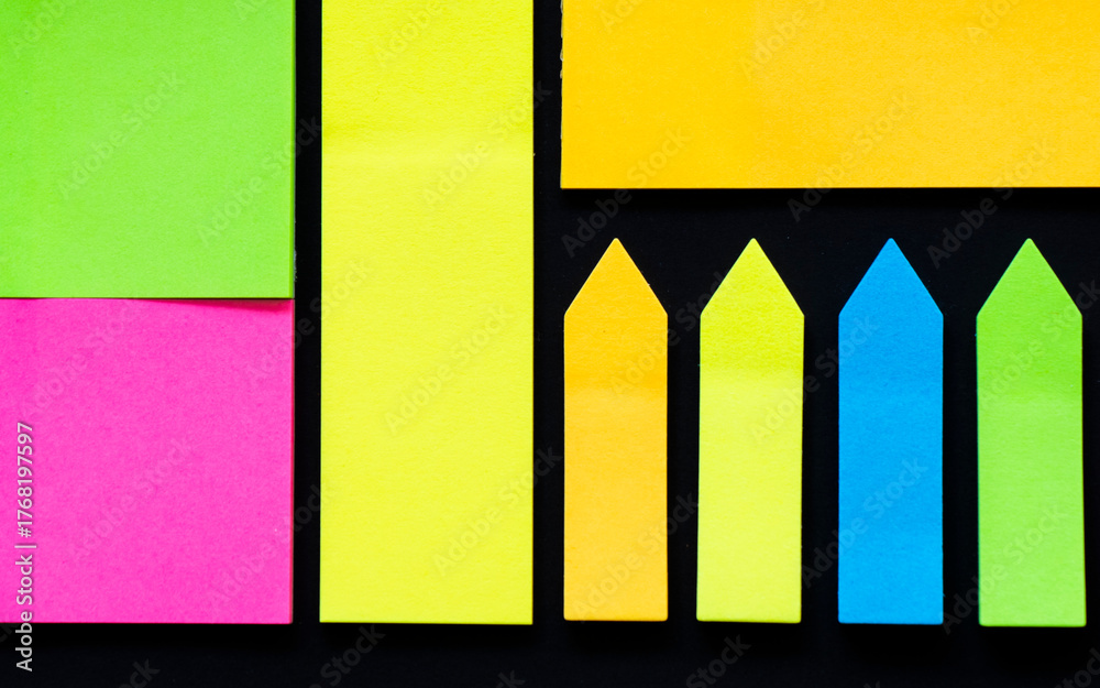 Obraz premium paper bookmarks for notes