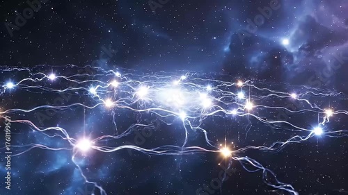 cosmic neural network electrical impulses brain activity