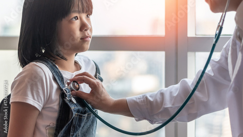 Photos Congenital heart disease defect and pediatric care concept