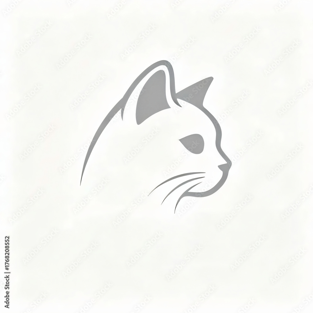 Obraz premium vector illustration of a cat