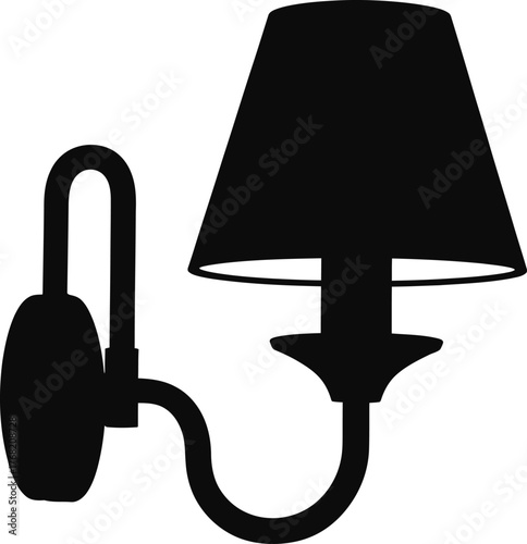 Sconce Silhouette Wall Lamp Decoration Interior Lighting Fixture Home Illumination