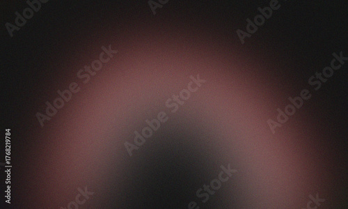 Blurry Reddish Pink Arc on Dark Background – Abstract Glow Texture with Soft Halo and Atmospheric Depth