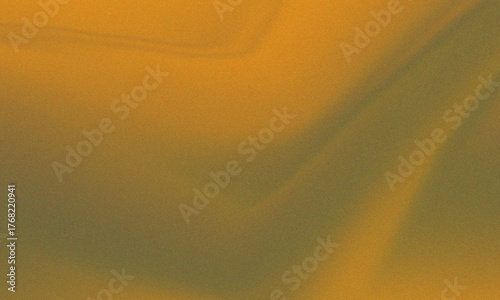 Orange Green Gradient Texture – Smooth Abstract Surface with Flowing Folds and Organic Color Transitions